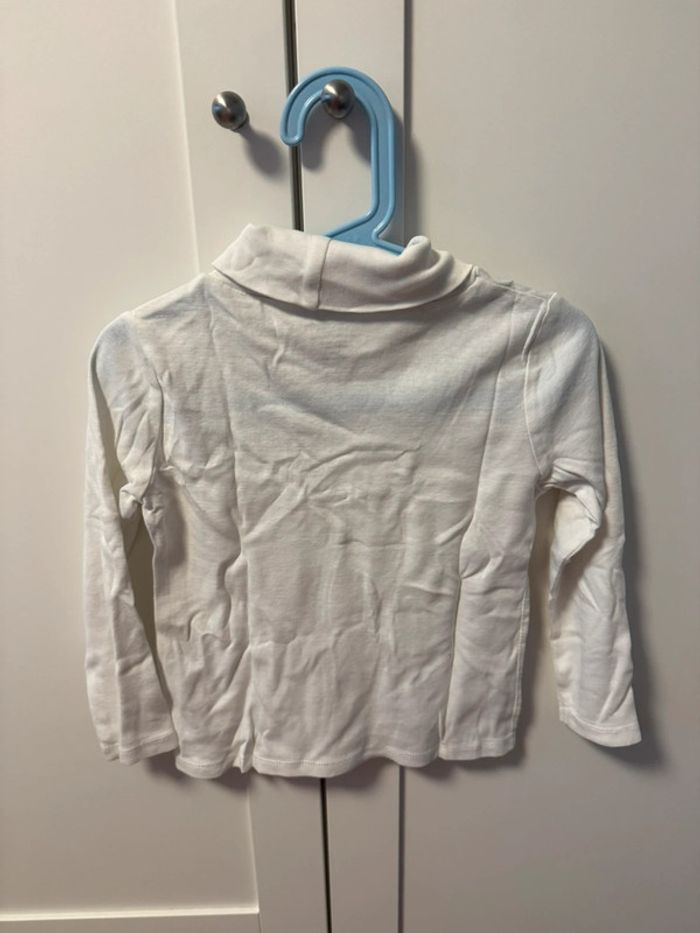 Sous pull blanc Kiabi 4 ans - photo numéro 2