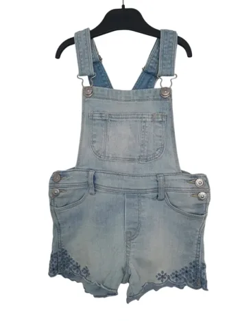 Salopette short jeans H&M taille 4 à 5 ans enfant fille