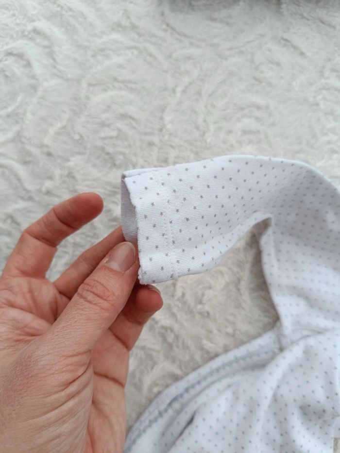 Body croisé manches longues avec moufles intégrés Mixte 3 mois Bout'chou - photo numéro 6