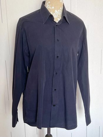 Chemise homme large noire