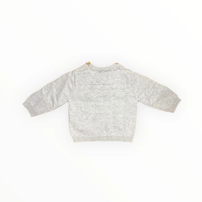 Pull pingouin gris Cyrillus 9 mois TBE (13€) - photo numéro 3
