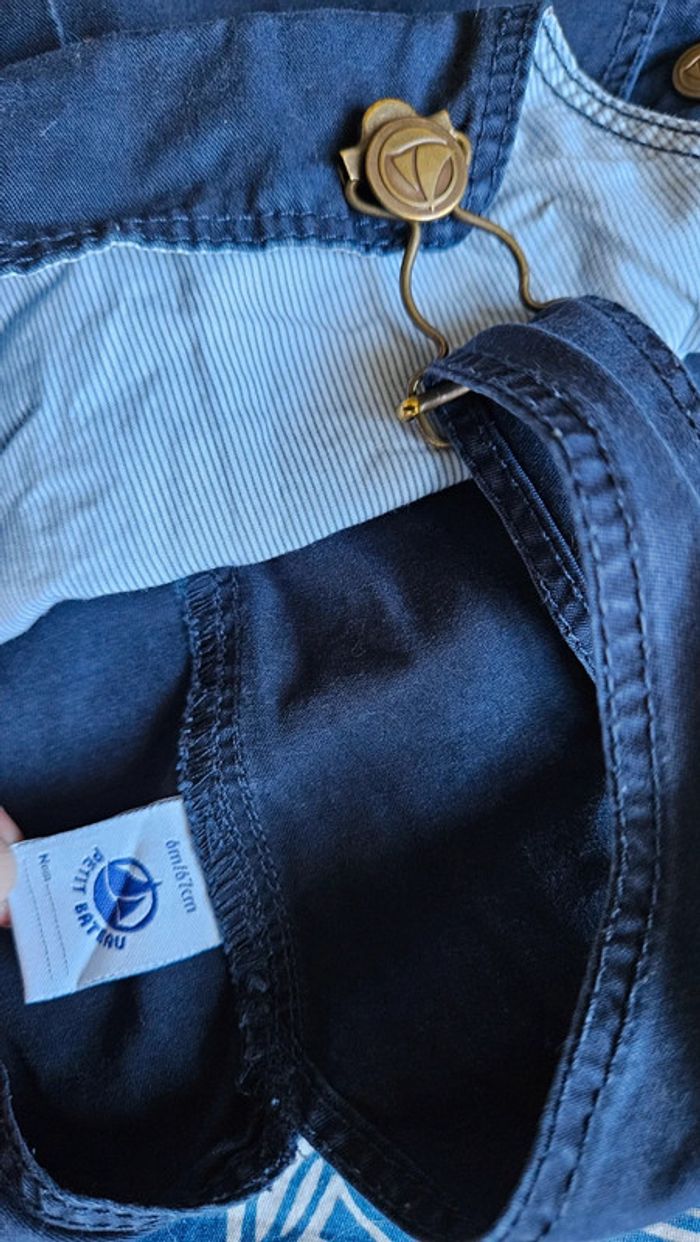 Salopette bleu marine petit bateau - photo numéro 3