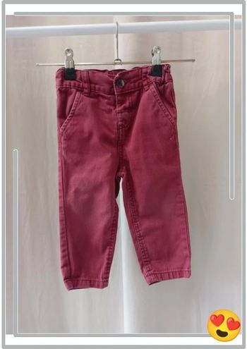 Pantalon bordeaux 18 mois boîte à malices