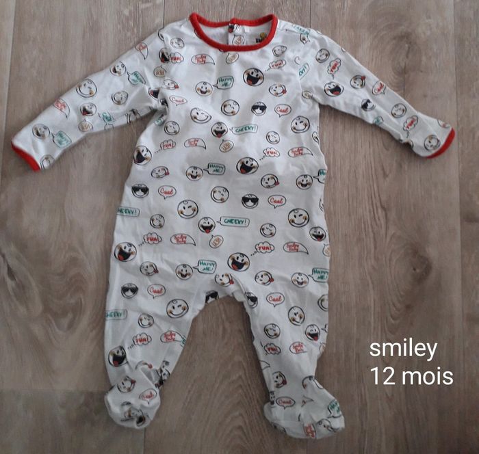 Pyjama smiley 12 mois