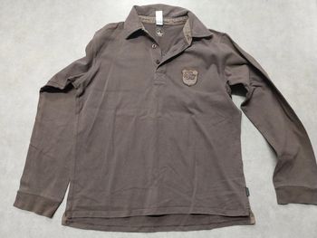 haut tee shirt manches longues polo  garcon 14 ans