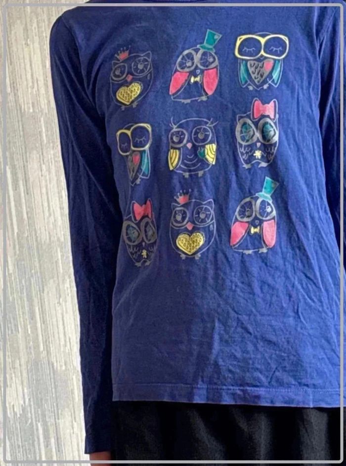T shirt manche longue taille 12ans marque mky - photo numéro 2