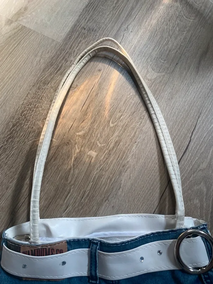 sac à main faux jean ck - photo numéro 4