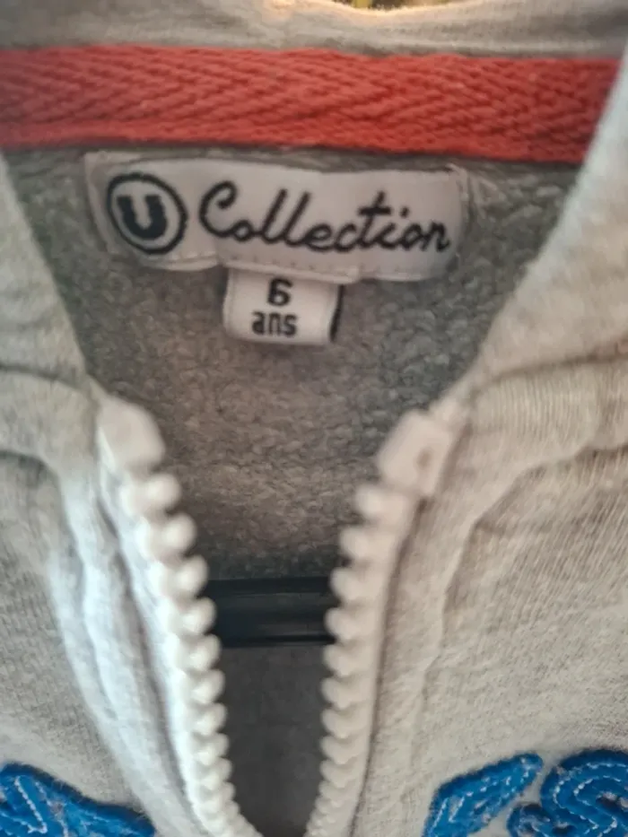 Veste zippé 6 ans u collection - photo numéro 3