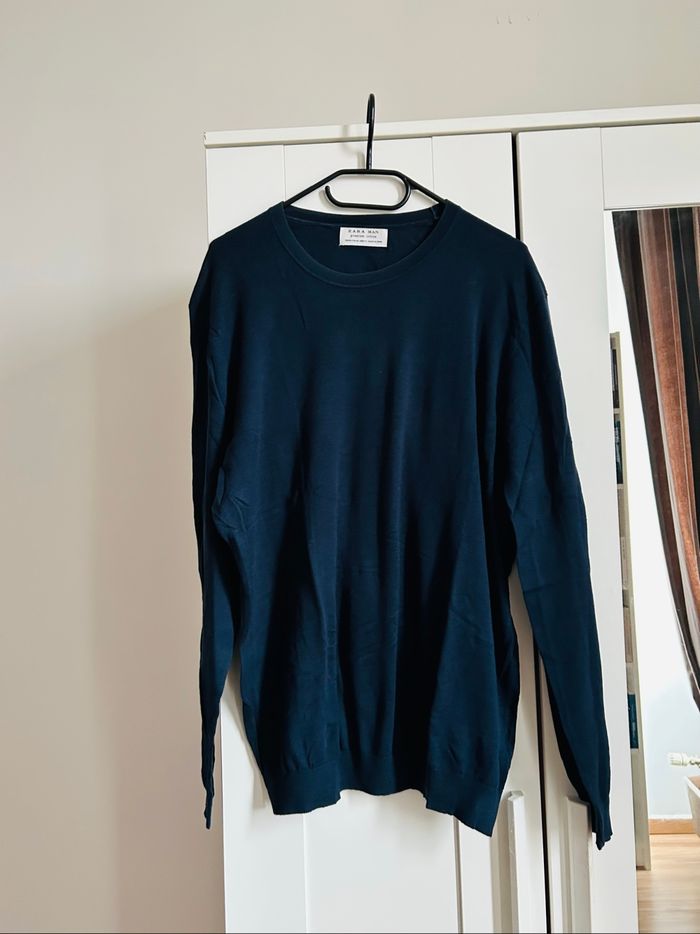 Pull marine fin uni Prenium Zara Taille XL