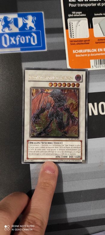 Carte dragon ailé seigneurs des explosions