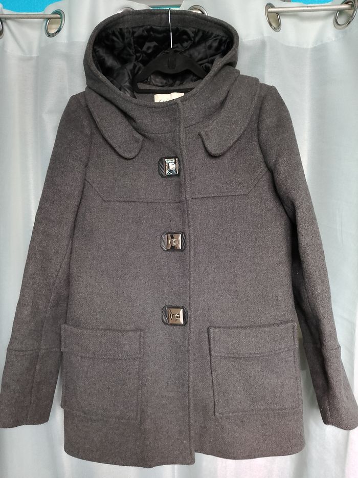 Manteau en laine vierge Claudie Pierlot - photo numéro 1