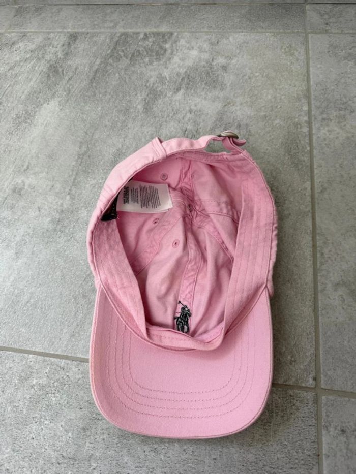 Casquette Polo Ralph Lauren femme rose taille unique parfait état - photo numéro 4