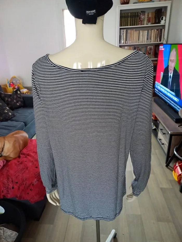 Haut rayé femme T46/48 - photo numéro 6