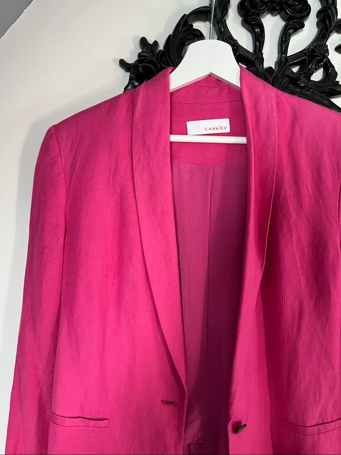 Blazer rose Camaïeu – Taille 36, parfait état - photo numéro 9