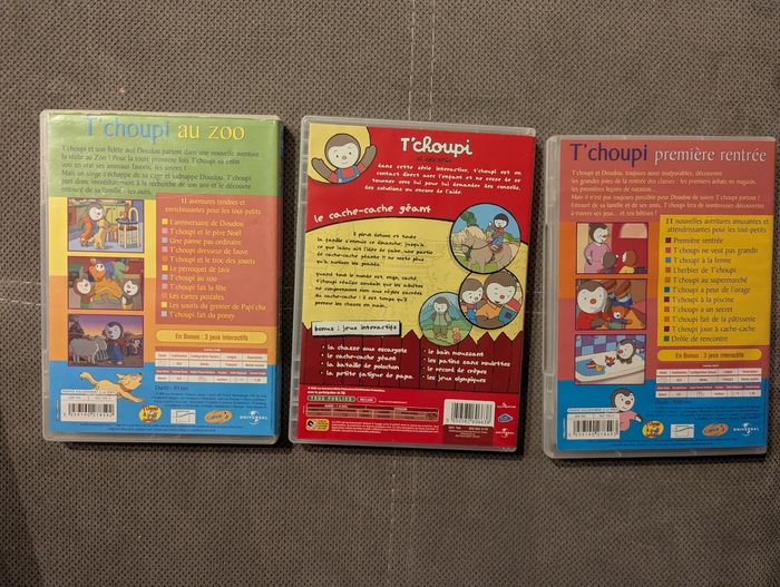 Lot de 3 DVD T'choupi - photo numéro 2