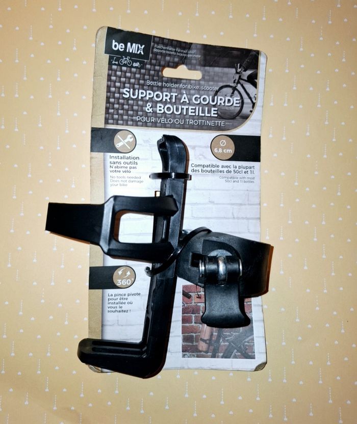 Support à bouteille pour vélo et trotinette