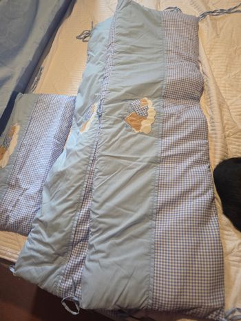 Tour de lit bebe plus drap