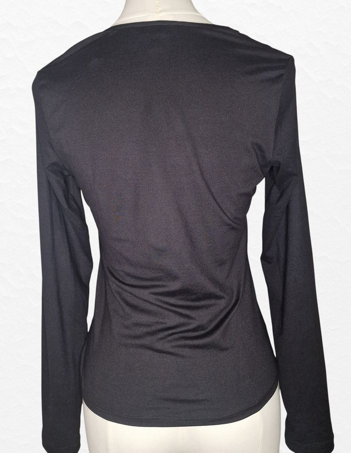 Haut manches longues H&M – Taille S – Noir – État : Très bon - photo numéro 3
