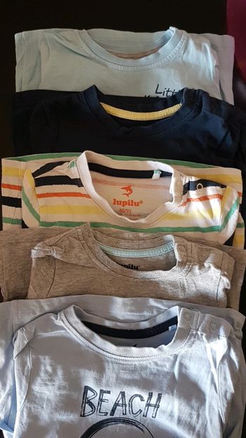 Lot de tee shirts garçon 12/24 mois
