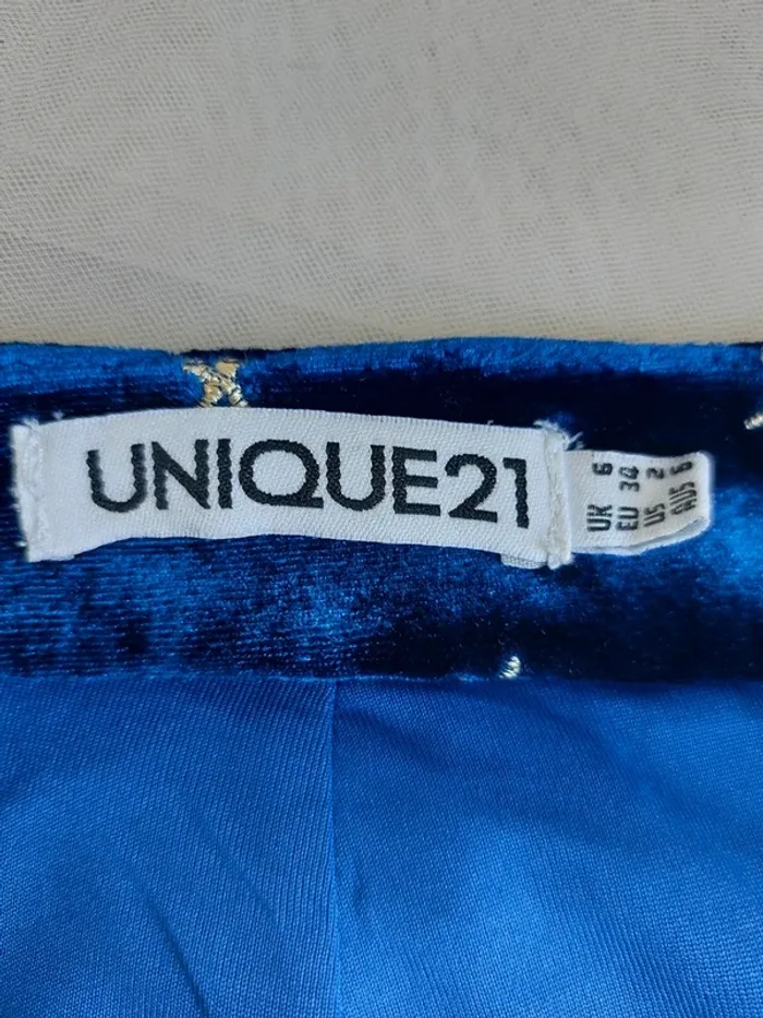 Pantalon UNIQUE21 – XS – Bleu Velours – État : Très bon - photo numéro 4