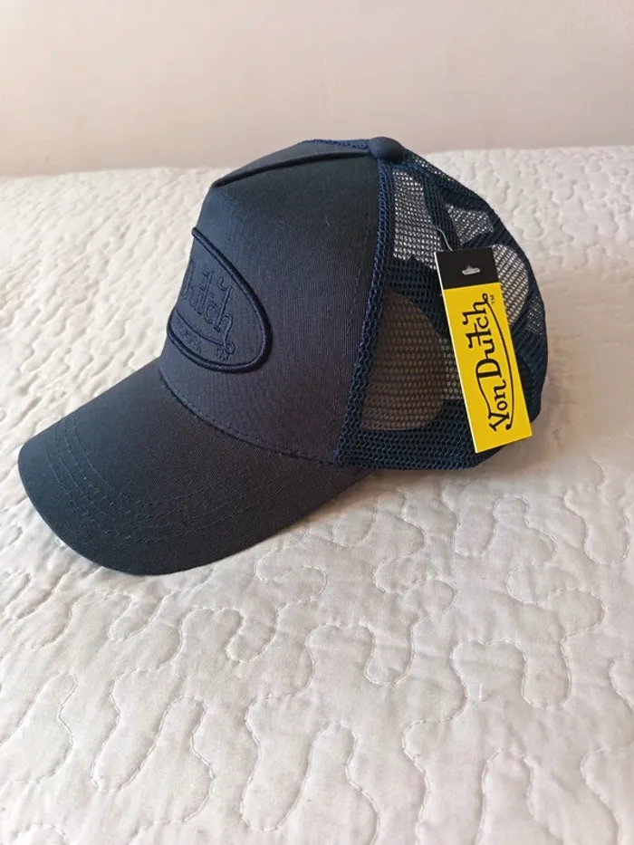 Casquette Van Dutch bleu marine homme taille unique neuf - photo numéro 3