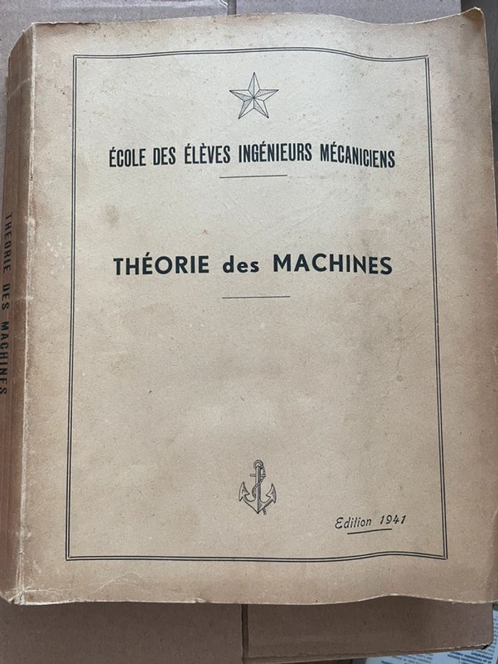 Théorie des machines 1941