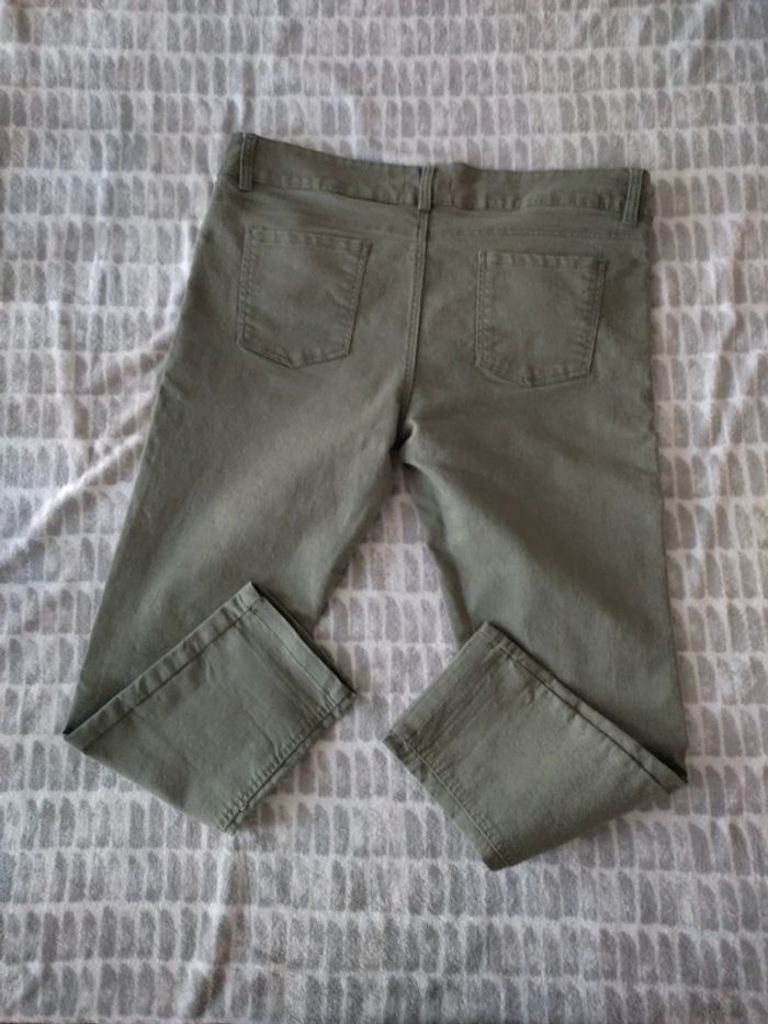 Pantalon jeans cargo kaki exposure taille 48 - photo numéro 4