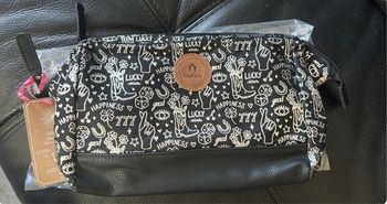 Trousse de toilette voyage maquillage Cabaïa Las Vegas noir argent