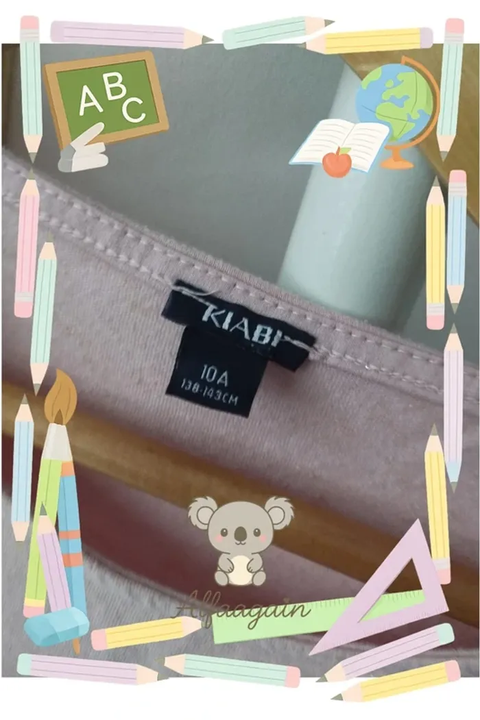 Haut 10ans licorne rose - photo numéro 6