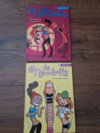 Lot de 2 bandes dessinées Les nombrils