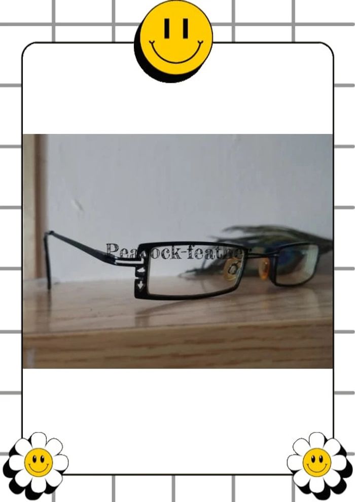 Monture de lunettes de vue noire - photo numéro 5
