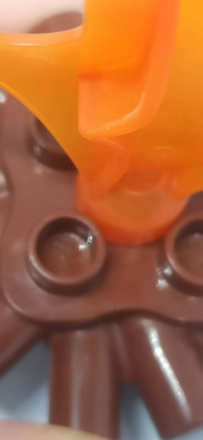 Feu de camp avec flamme et bois lego duplo - photo numéro 3