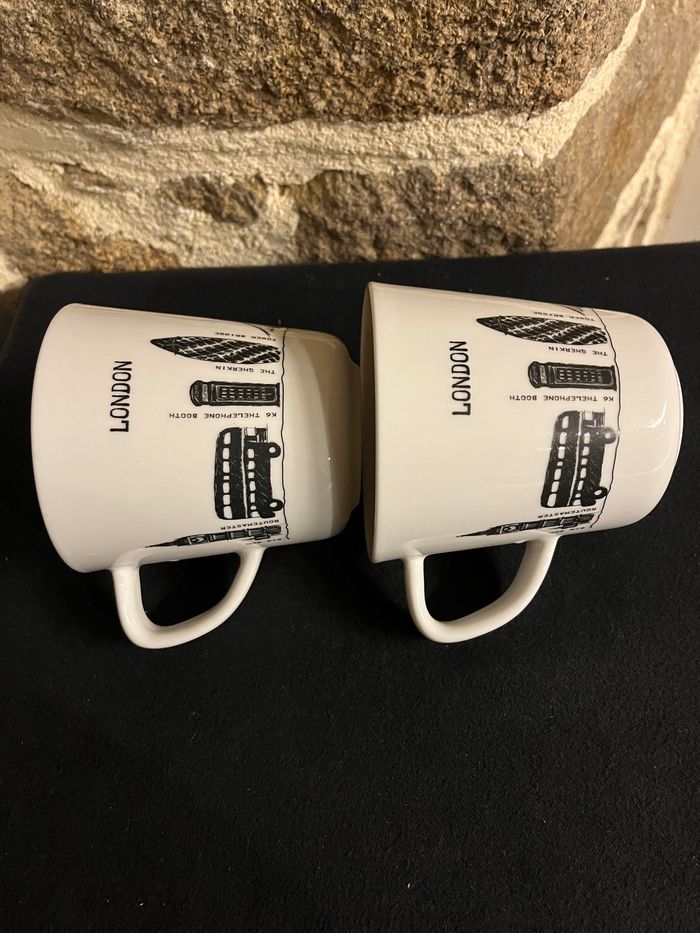 Lot de deux tasses à café London Urban Daily - photo numéro 2