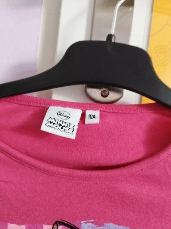 Tee-shirt 10 ans Minnie Disney - photo numéro 6