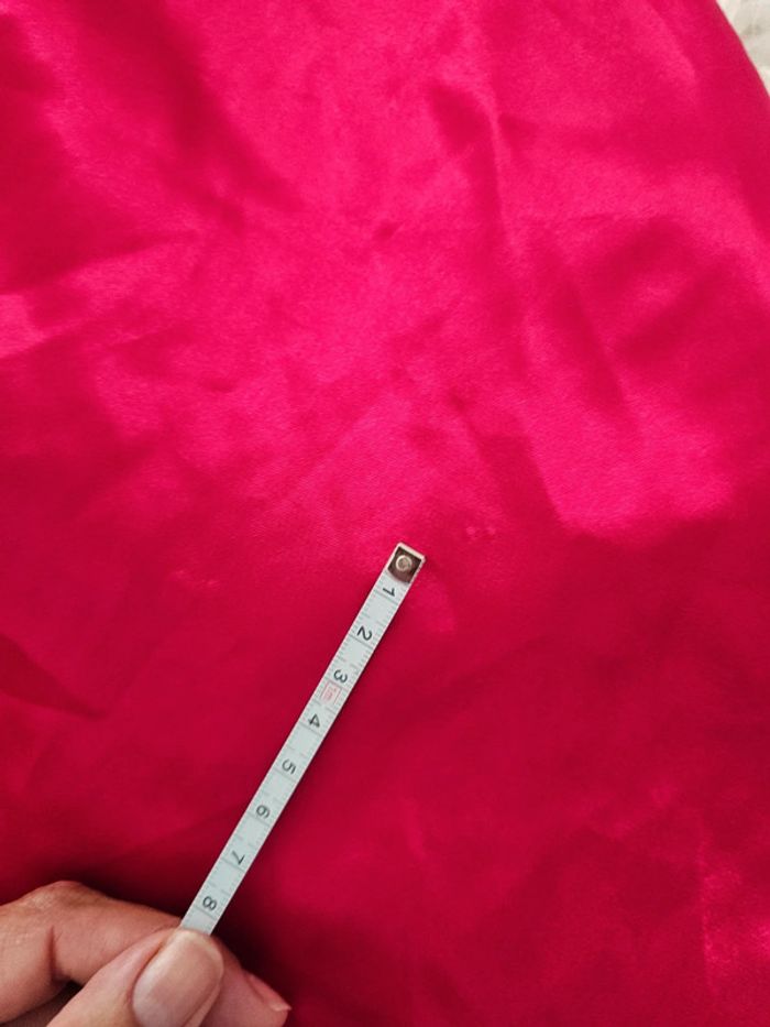 Nuisette rouge effet satin taille 40 - photo numéro 13