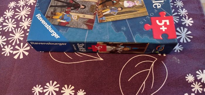 3 puzzles ravensburger playmobil - photo numéro 3