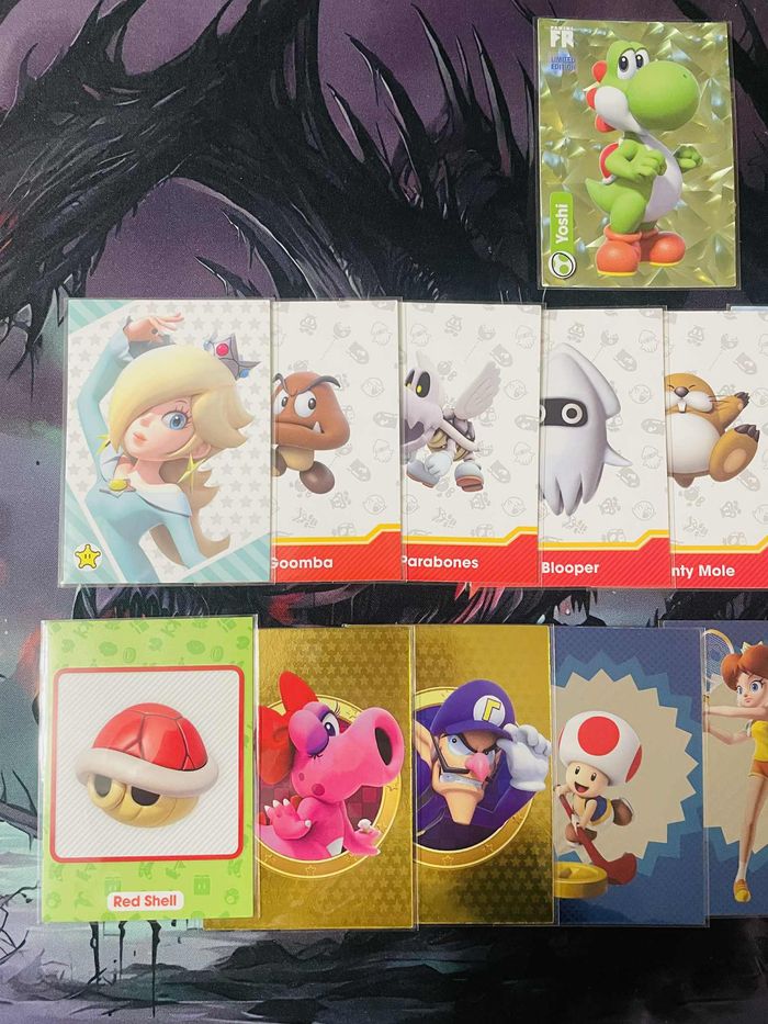 🎮 Lot de 16 Cartes Super Mario Trading Card Collection – avec cartes rares et brillantes ✨ - photo numéro 2