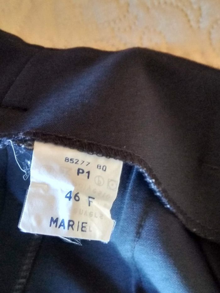 Pantalon marine à pince - photo numéro 8
