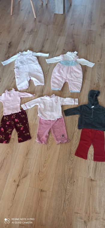Lot d habits 6 mois