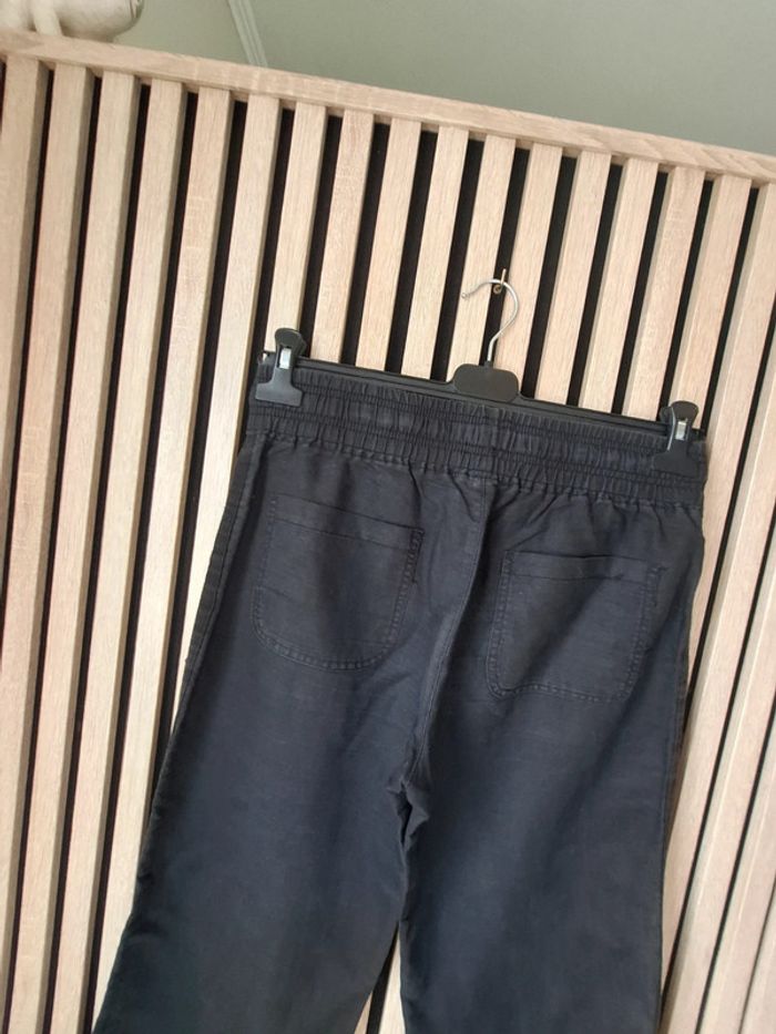 Pantalon jambes larges sarouel noir T 38 Etam - photo numéro 6