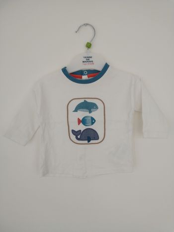 Tee shirt bébé garçon Obaibi 3 mois
