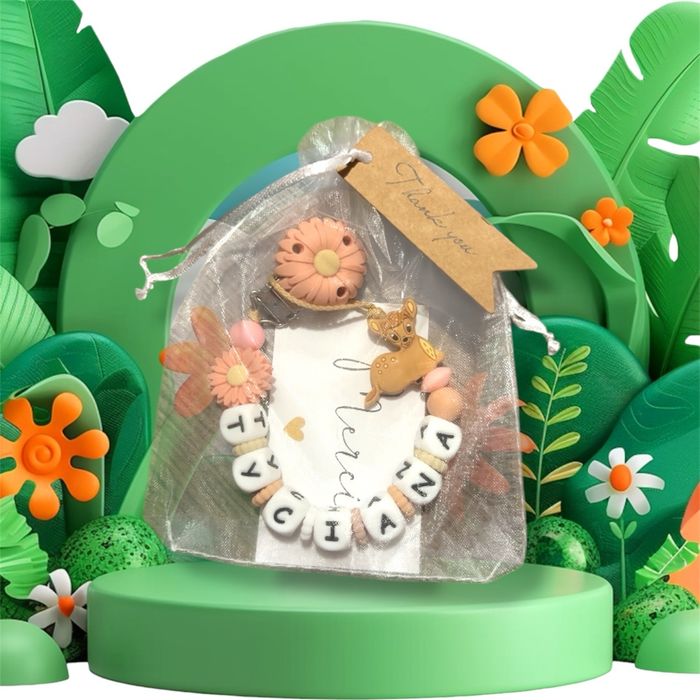 Attache tétine, anneau de dentition & porte clé - photo numéro 6