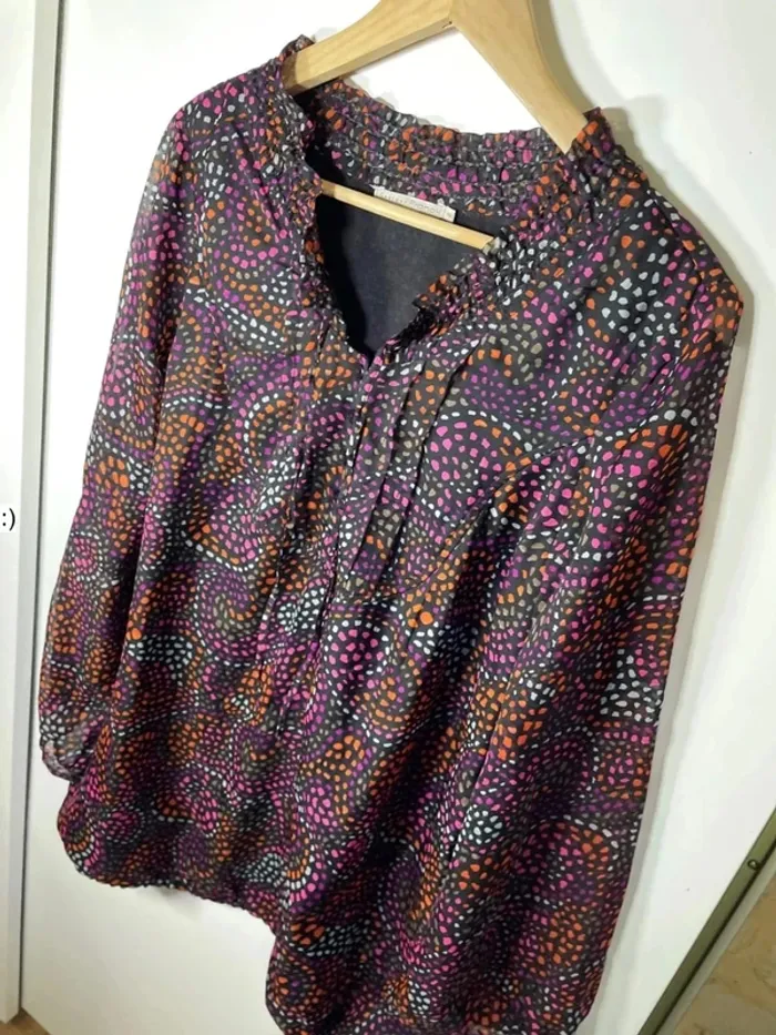 Blouse femme taille 46 colorée / Georges Franck - photo numéro 2