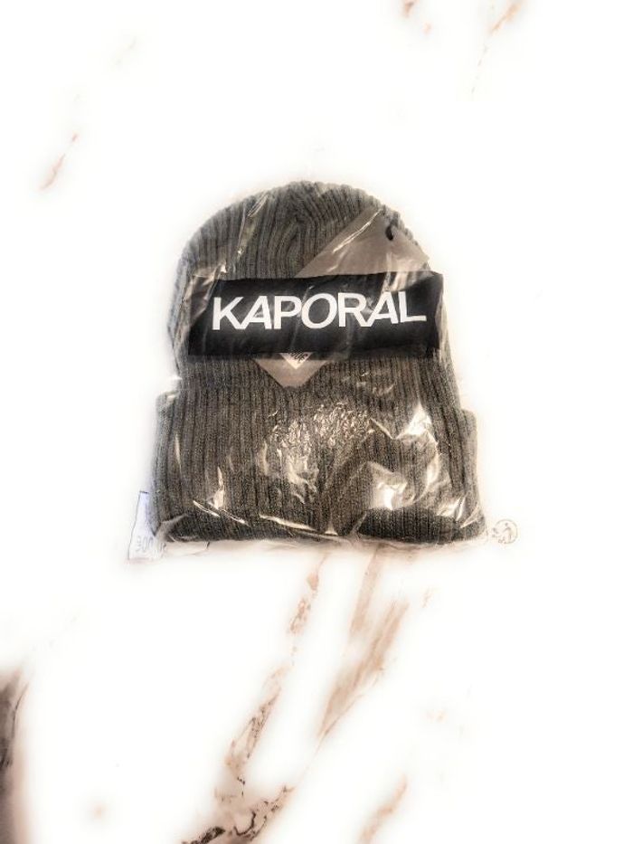 Bonnet homme kaporal kaki
