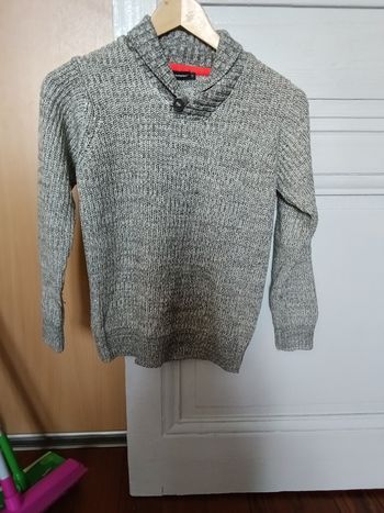 Pull in extenso gris chiné
