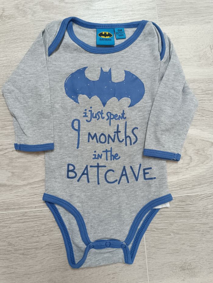 Body manches longues Batman 9 mois