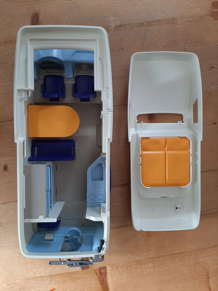 Playmobil camping-car blanc et bleu - photo numéro 5