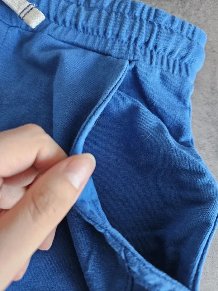 Short élastiqué unisexe - Taille 12 ans (152cm) - Pocopiano - Bleu ciel - photo numéro 8