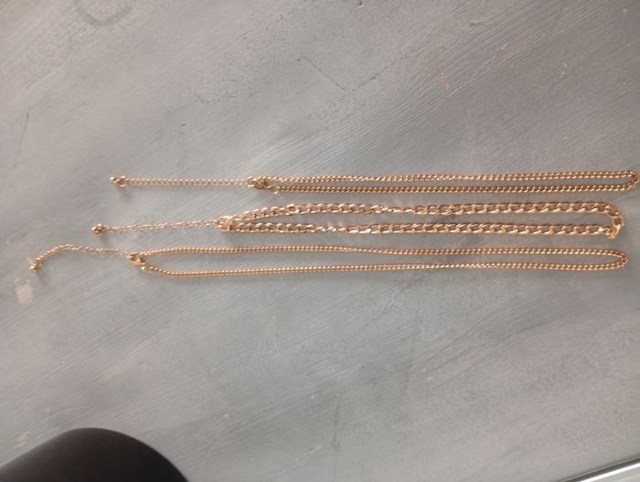 3 Colliers chaîne en maille moyenne - photo numéro 4