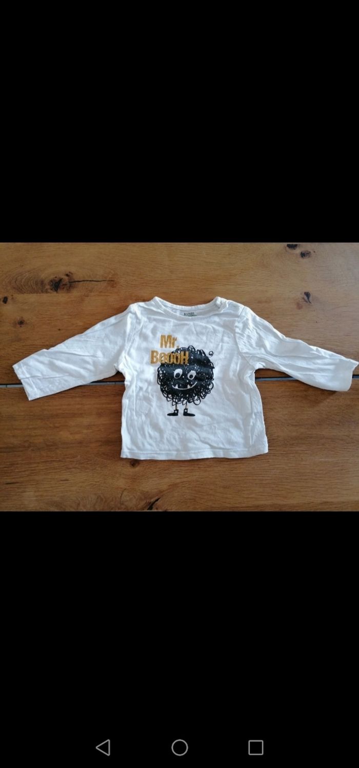 T-shirt manches longues 6 mois